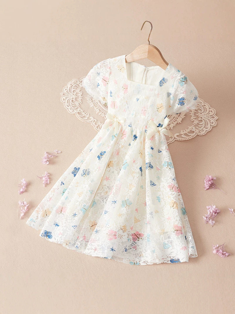 Princess dress for girls, stylish summer children's dress, For 3 Years, Imported From China