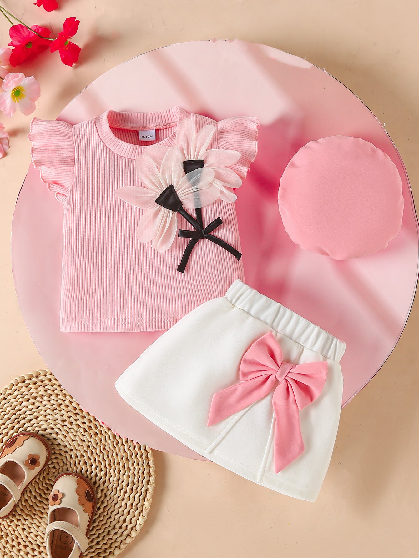 New cross-border European and American style summer girls' dress, 6-12 Months, Imported From China