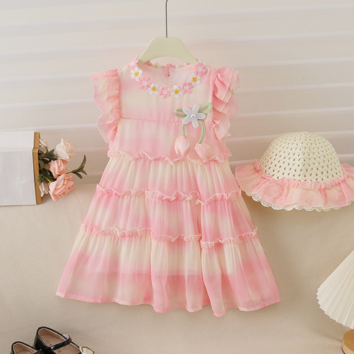 Baby Girl Fashionable Summer Princess Dress For 2-3 Years, Imported From China