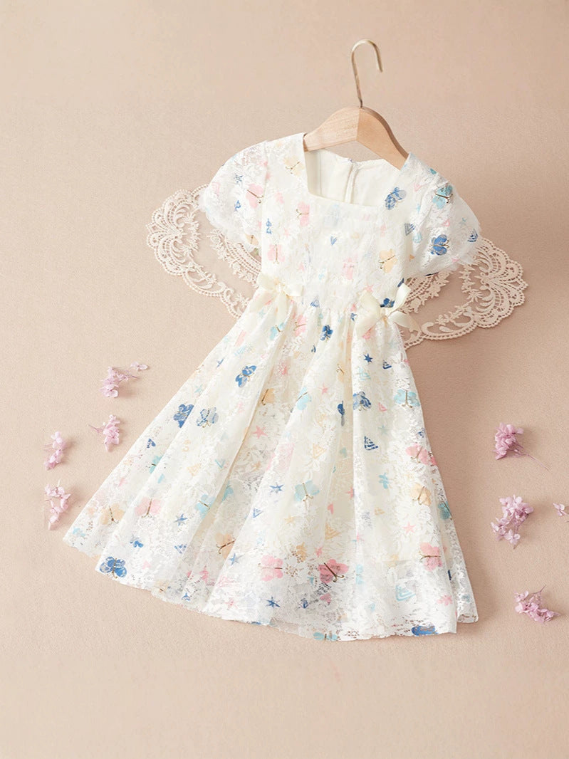 Princess dress for girls, stylish summer children's dress, For 3 Years, Imported From China