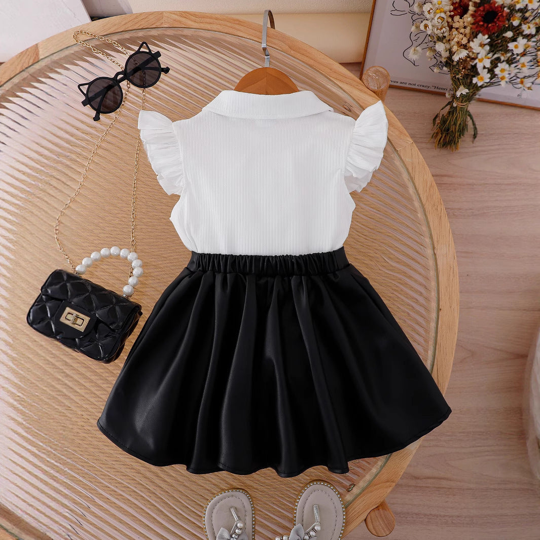 Summer New Style Ins Cross-Border Girls Dress, for 3-4 Years  Imported From China