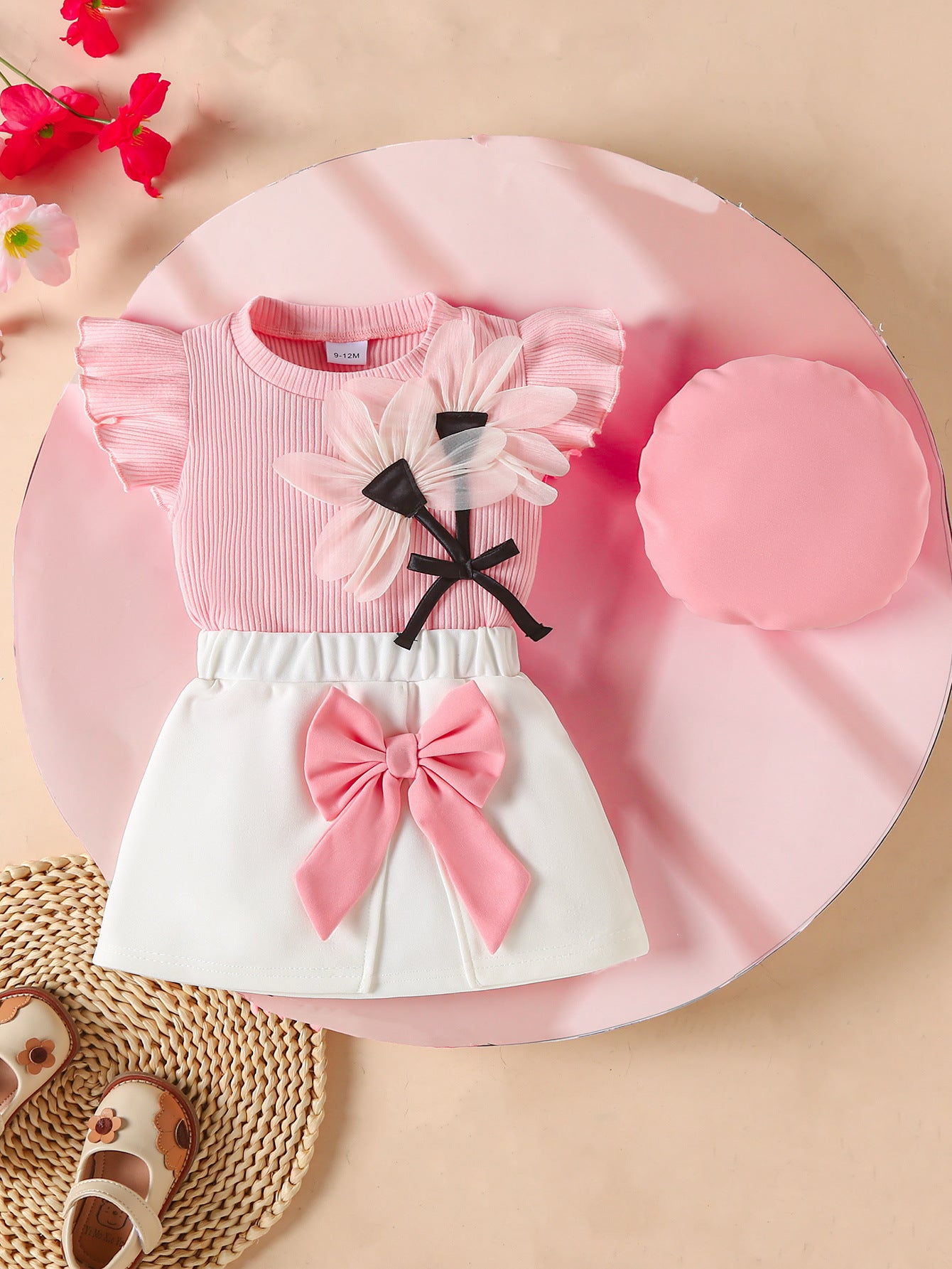 New cross-border European and American style summer girls' dress, 6-12 Months, Imported From China