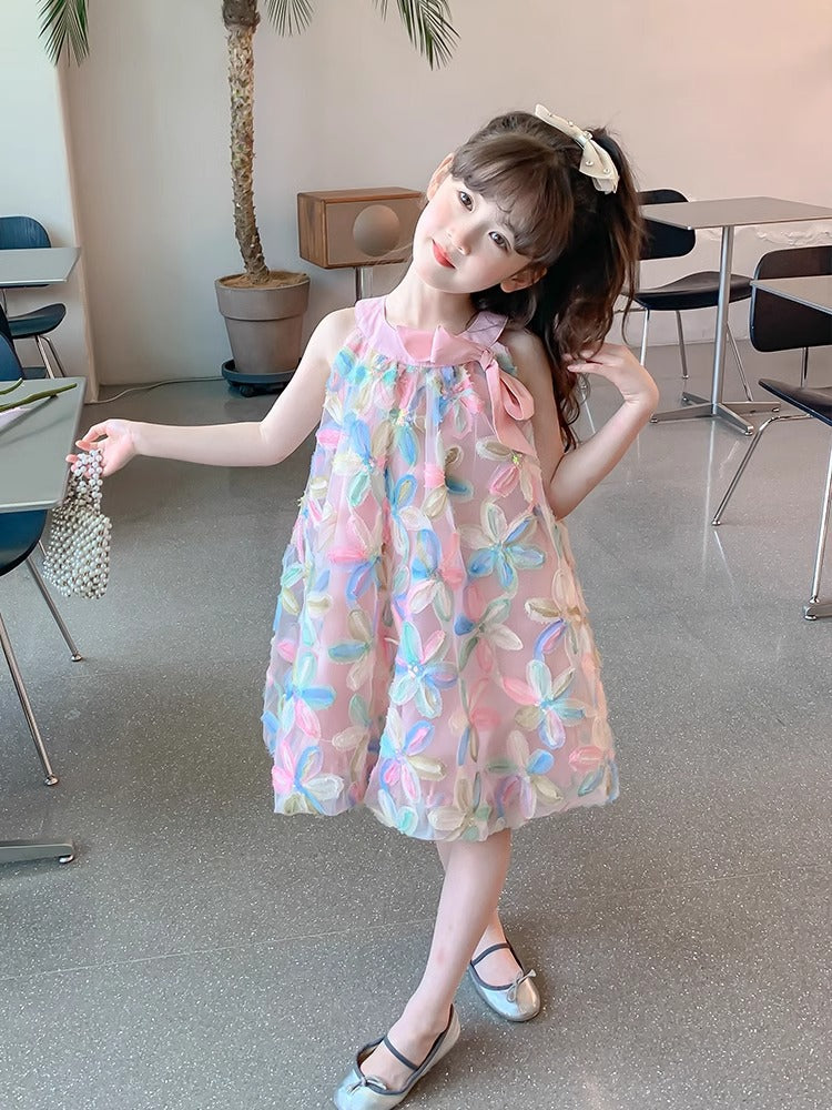 Girls' summer dress, For 2-6 Years, Imported From China
