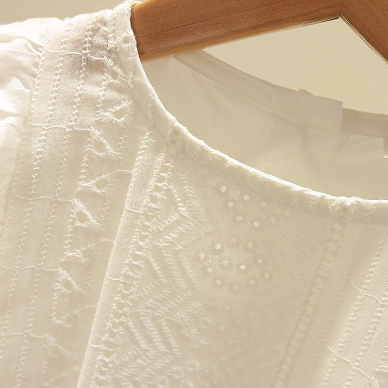 Girls Spring Suit New Style Kidskin's Cut Out Lace Top Fashionable, For 3-7 Years, Imported From China