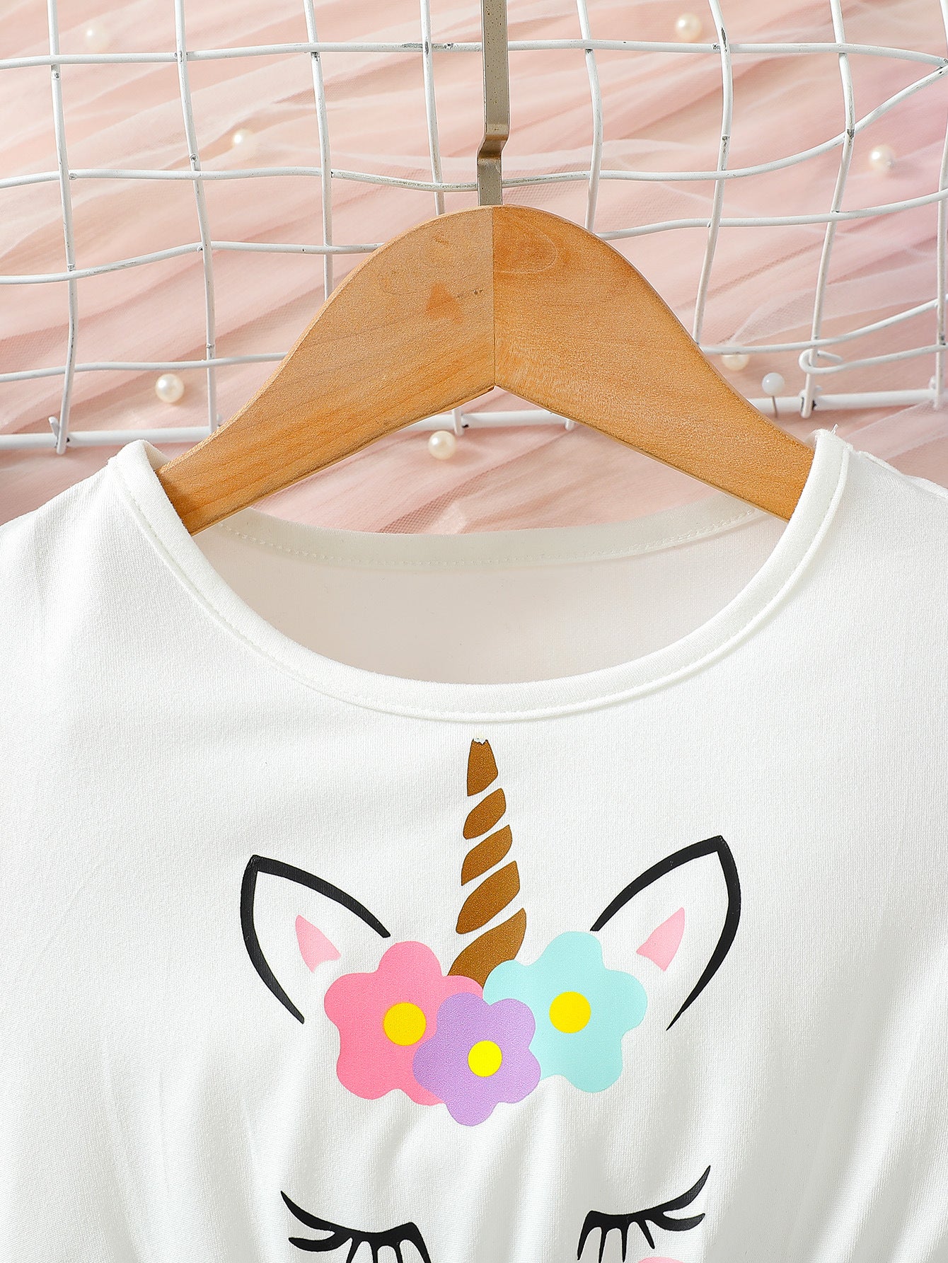 Summer New Style Girls' Unicorn Dress, For 1-5 Years Imported From China