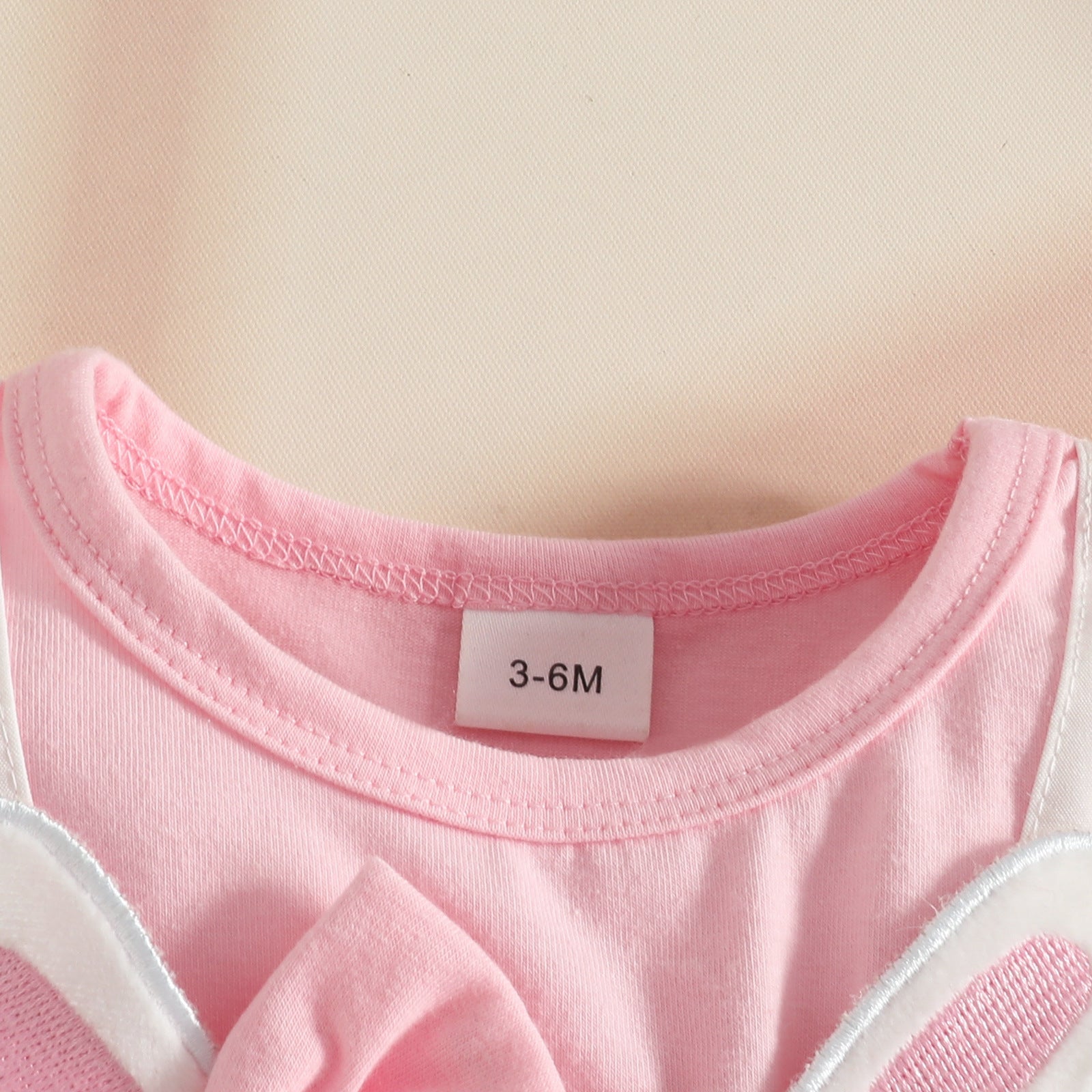 Easter Short-Sleeve Dress for 0-3 Year Old Baby Girls with Faux Imported From China