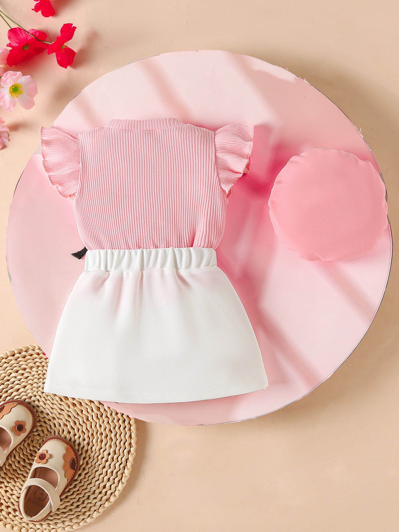 New cross-border European and American style summer girls' dress, 6-12 Months, Imported From China