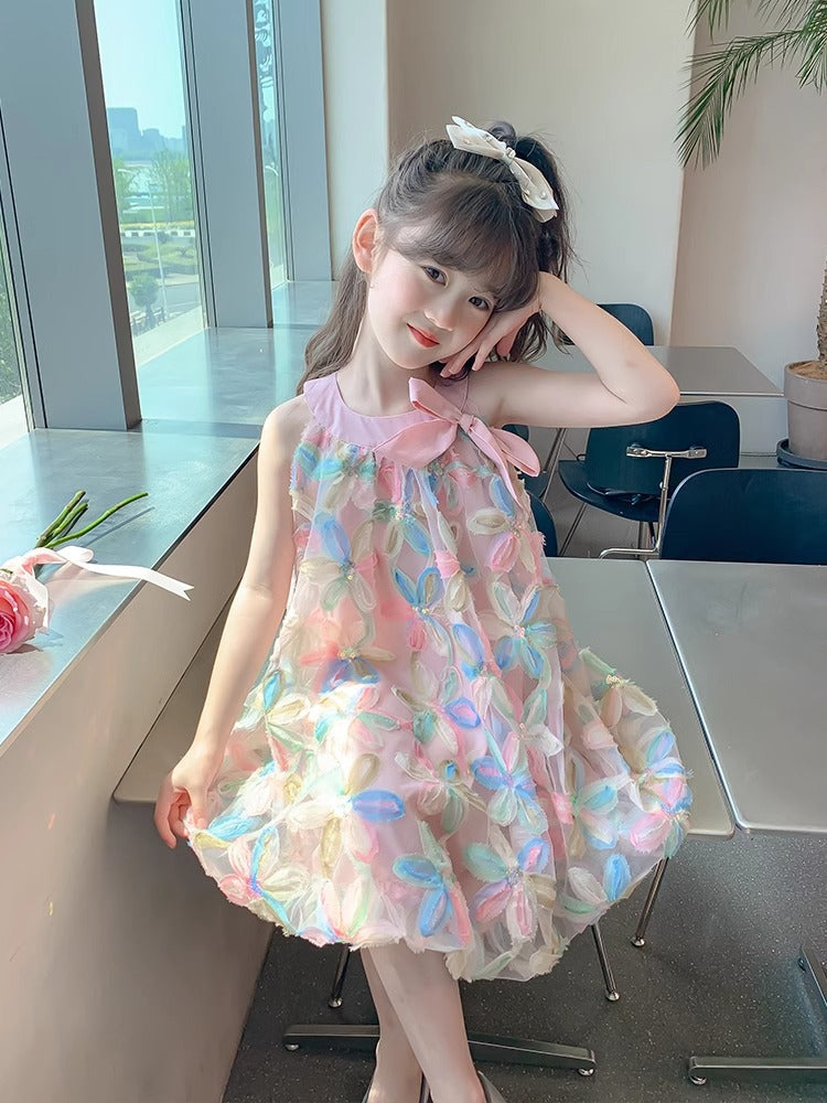 Girls' summer dress, For 2-6 Years, Imported From China
