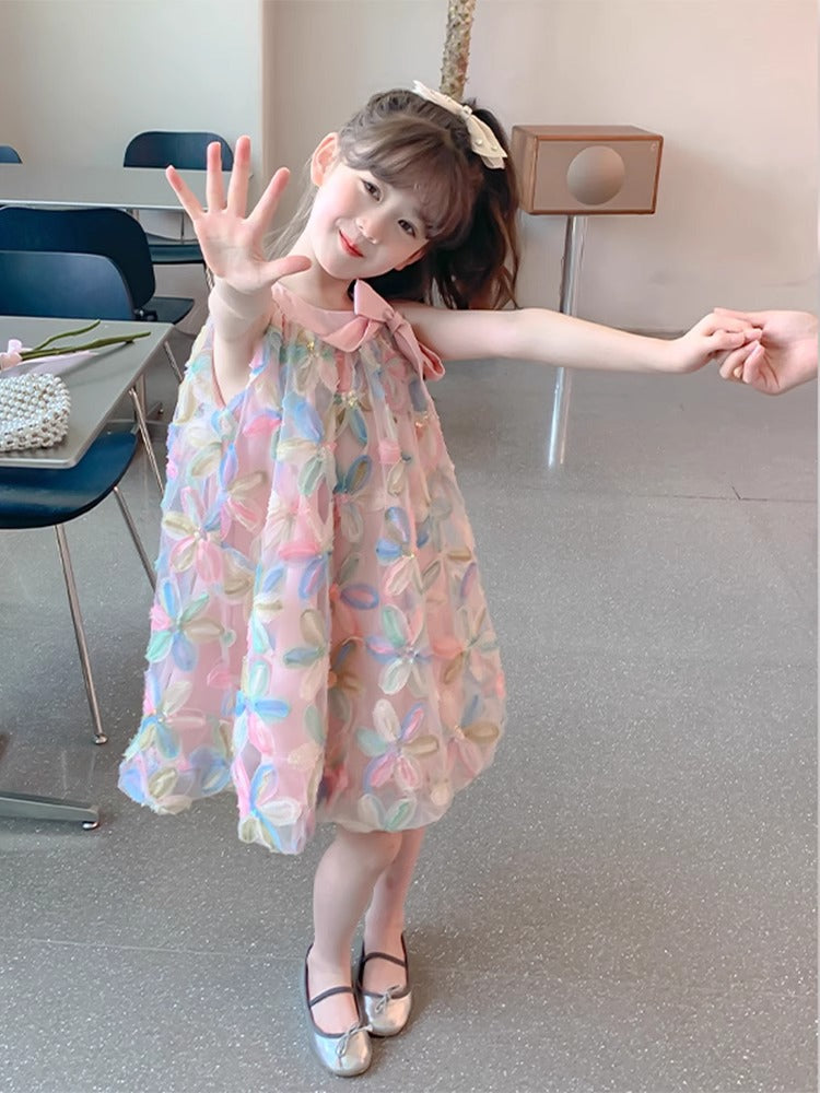 Girls' summer dress, For 2-6 Years, Imported From China