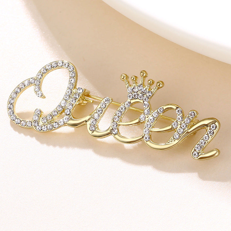 Brooches: High-end, understated luxury, versatile, simple, elegant, perfect for securing clothes, suits, imported from china
