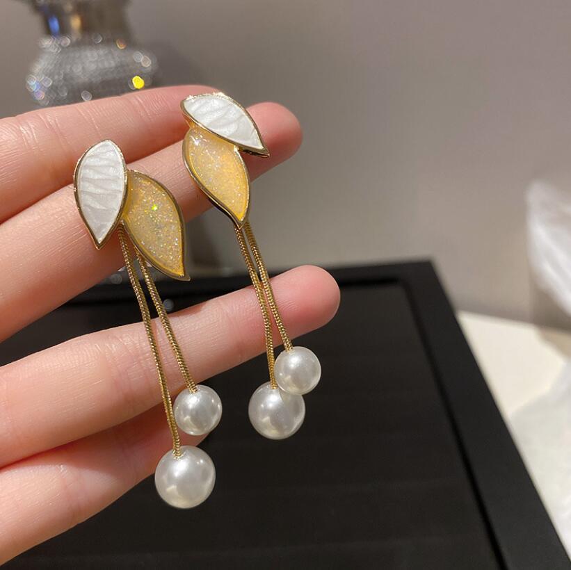 Super unique zircon design, elegant long earrings for women imported from china