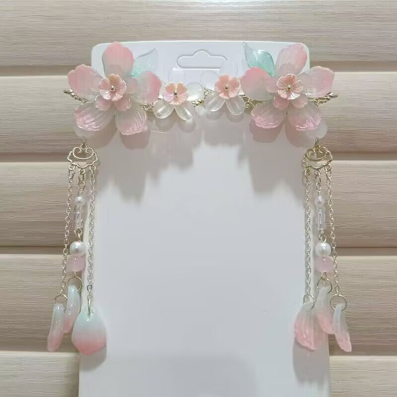Children's Hanfu headdress, ancient style girls' hair bun accessories, imported from china
