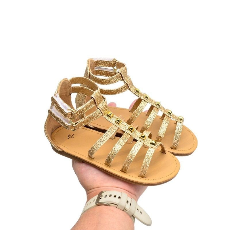 Girls' Sandals Summer New Fashion Soft Sole 11 Size, Imported From China