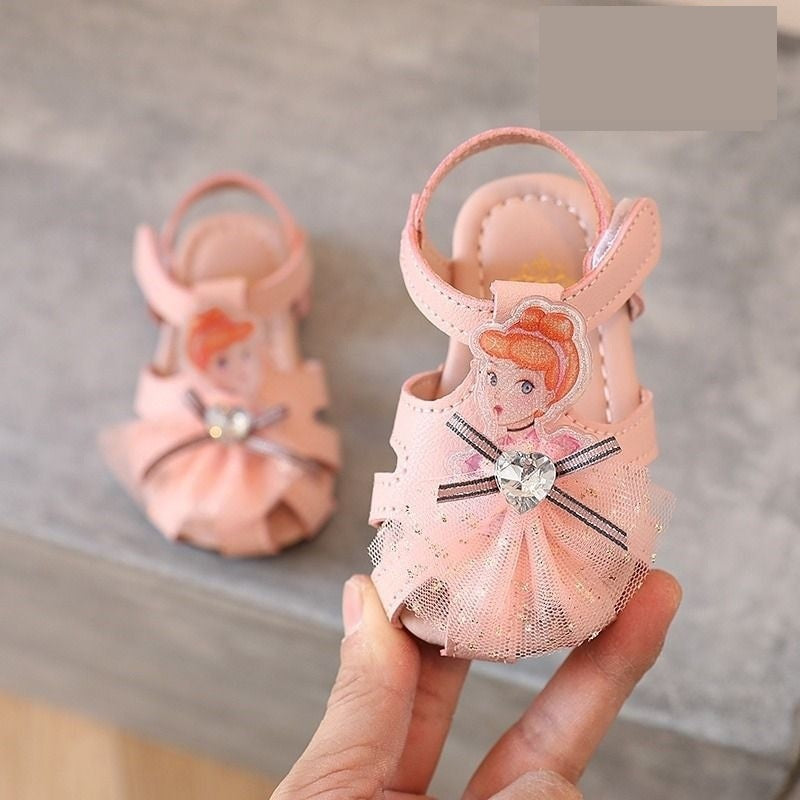 Summer baby sandals for girls 20 size, imported from china