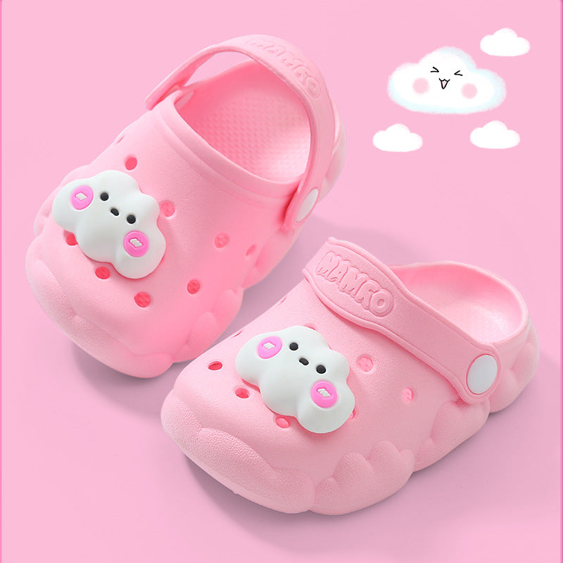 Summer children's slippers with a soft, cartoon-style, non-slip sole, 27-28 size, imported from china
