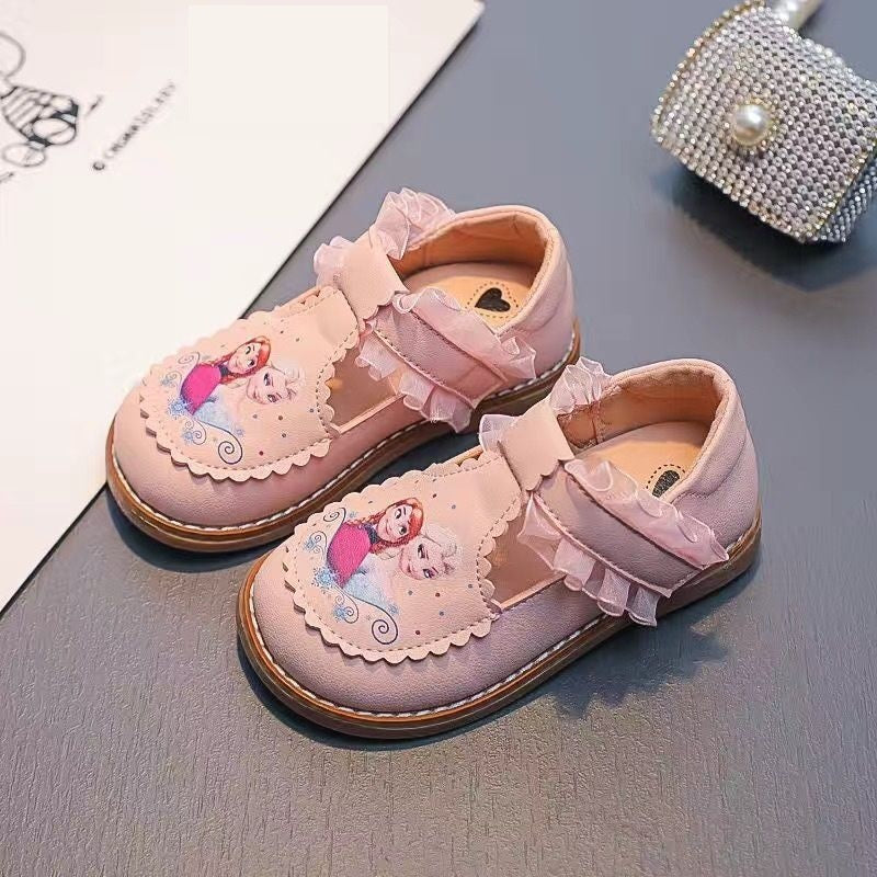 Girls' Flat Princess Shoes, Non-slip Shoes, Baby Classic Simple Shoes 32 Size, Imported From China