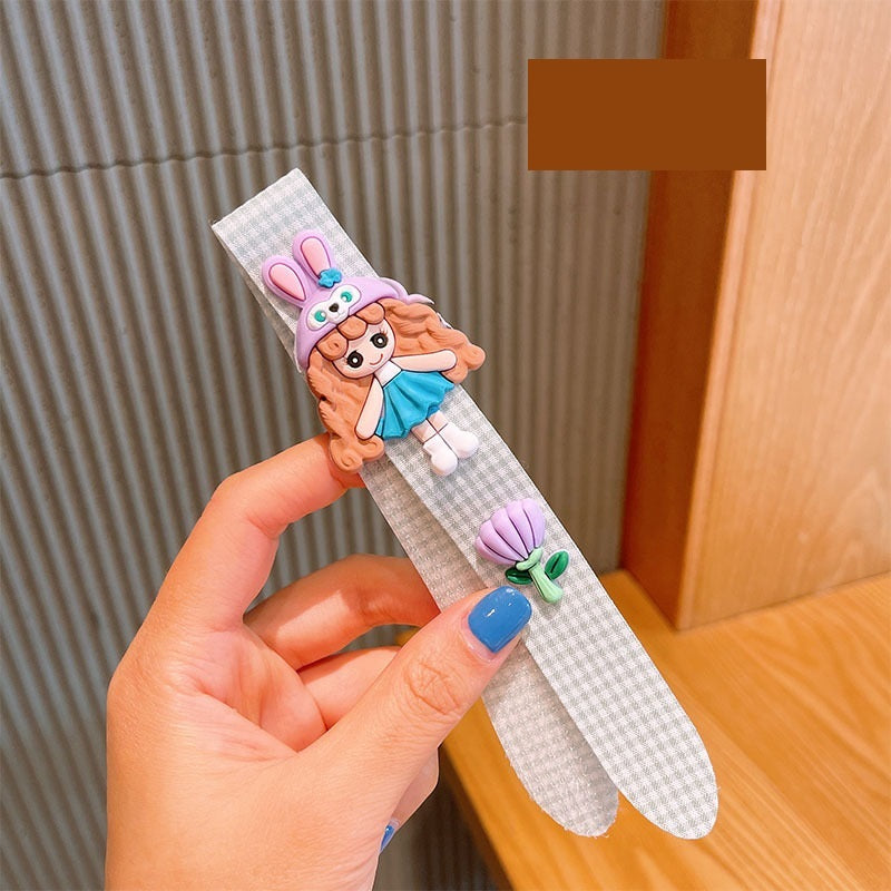 Kids' hair clips, magic hairbands, girls' bangs fixing headbands, children's hair accessories, gray color, imported from china