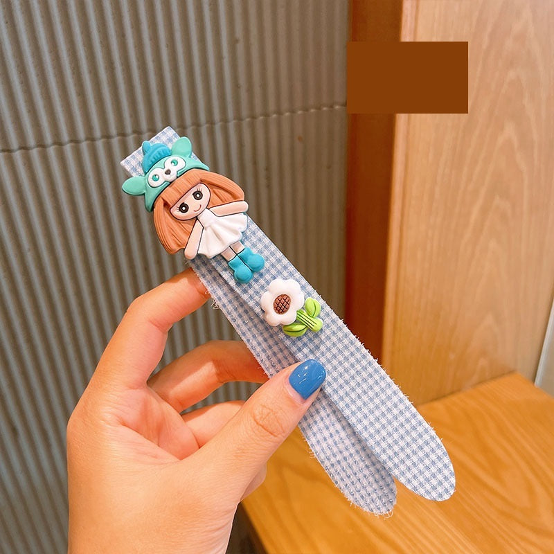 Kids' hair clips, magic hairbands, girls' bangs fixing headbands, children's hair accessories, blue color, imported from china