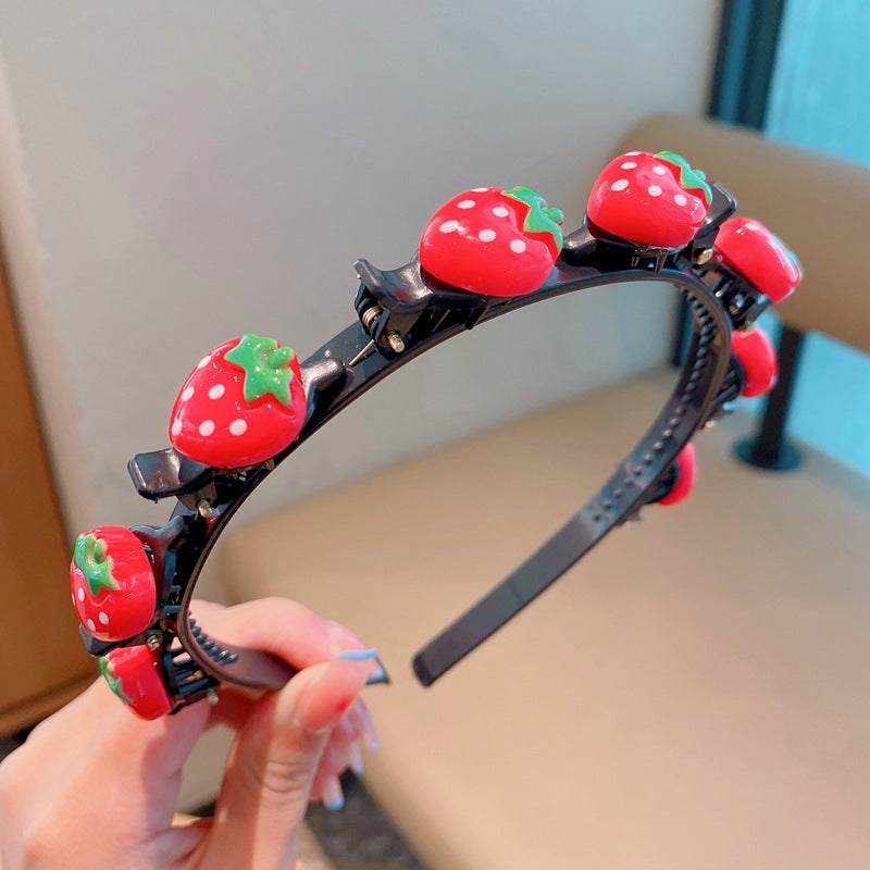 Cartoon children's headbands, hair clips, baby hair clips, braided hair, imported from china
