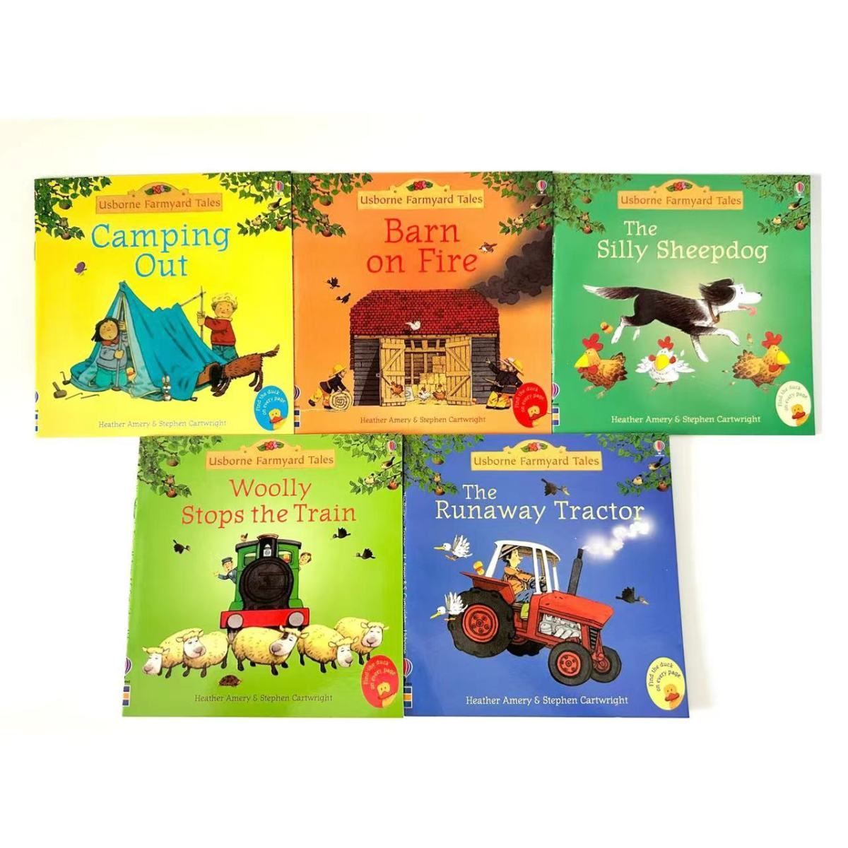 Usborne Farmyard Tales series of 20 original English picture books for preschoolers (interactive reading)