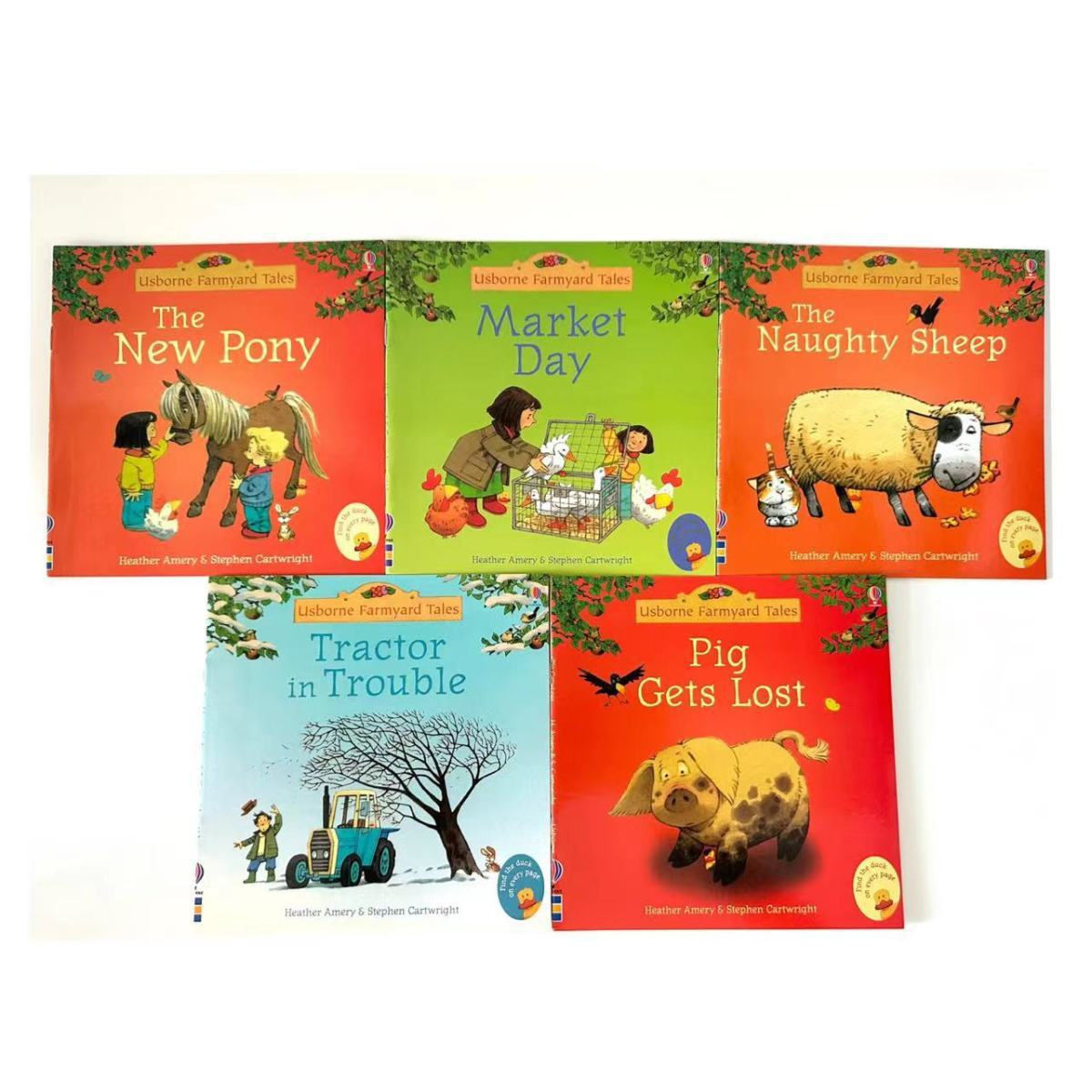 Usborne Farmyard Tales series of 20 original English picture books for preschoolers (interactive reading)
