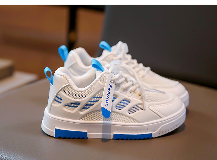 Boys' sneakers, spring and autumn, breathable mesh, children's sports, for 31 size, imported from china