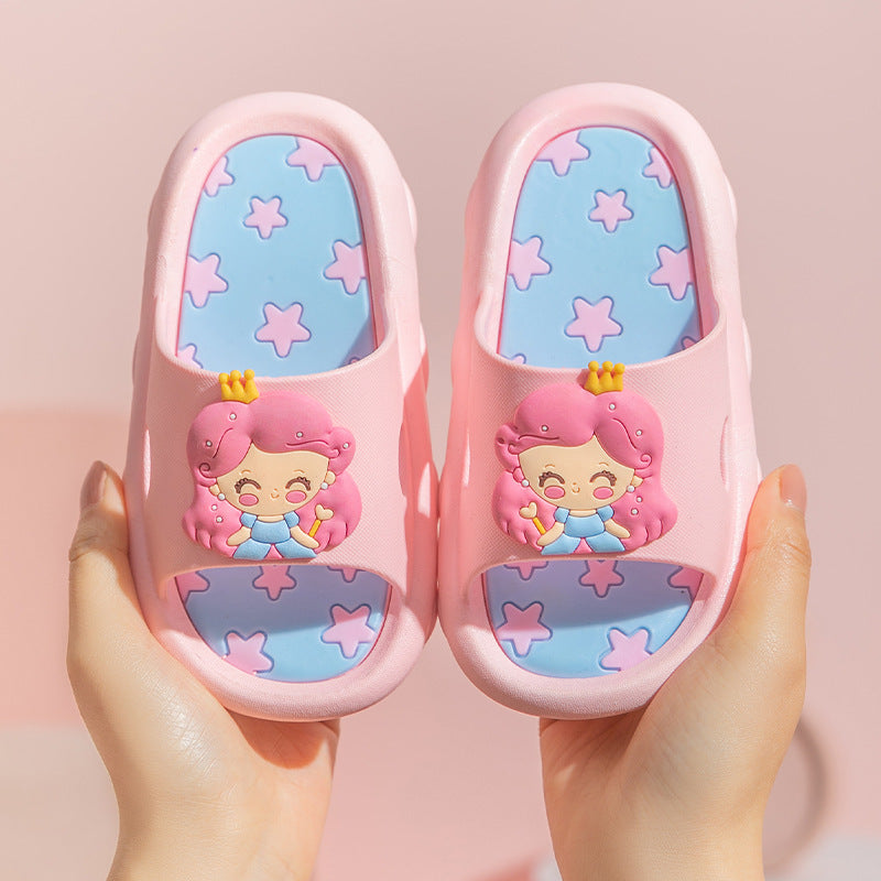 Summer Princess Children's Shoes Sandals for  Girls, Soft Sole, Non-Slip Shoes 26-27 Size, Imported From China