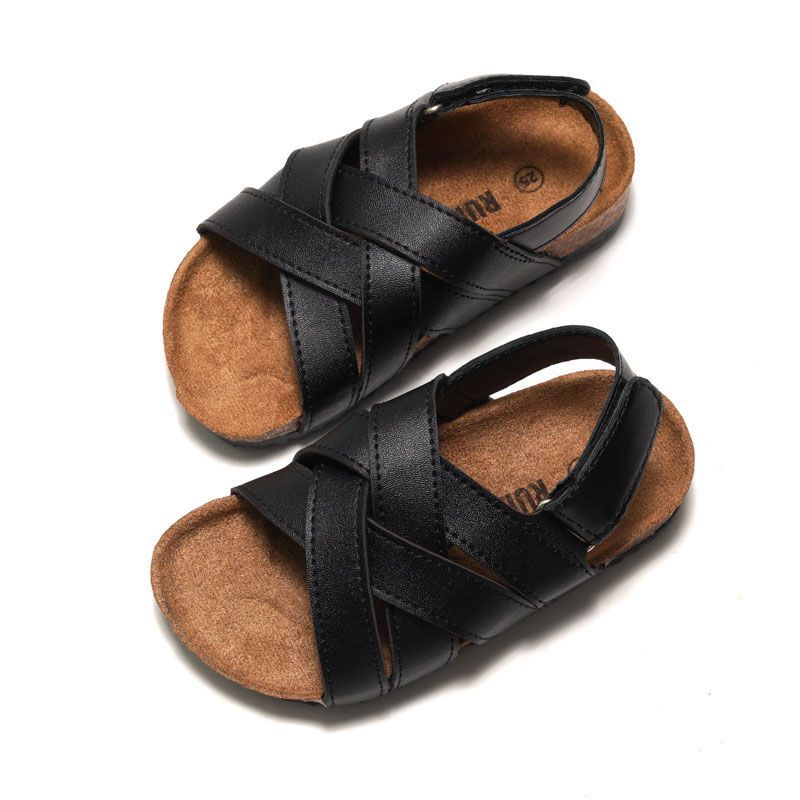 summer children's cork slippers, non-slip, boys' beach shoes, 29 size, imported from china