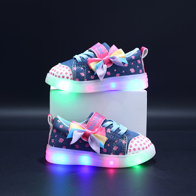 Girl's Sneakers, Canvas Shoes, lightweight and comfortable baby shoes for 26-30 Size, Imported From China