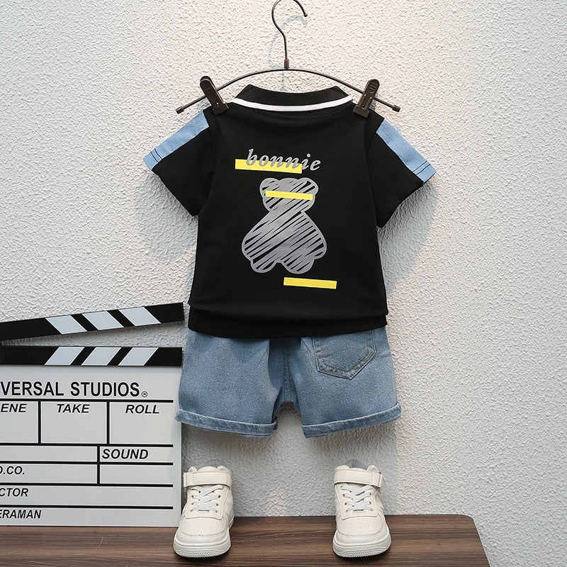 Boys' Summer Short-Sleeve Children's Clothing, For 2-5 Years, Imported From China