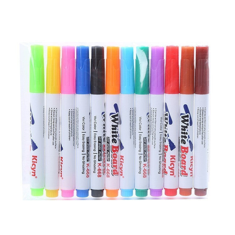 Water Painting Children's Color Floating Pen Children's Magic Water Floating Pen Erasable Whiteboard Pen Floating Pen Imported From China
