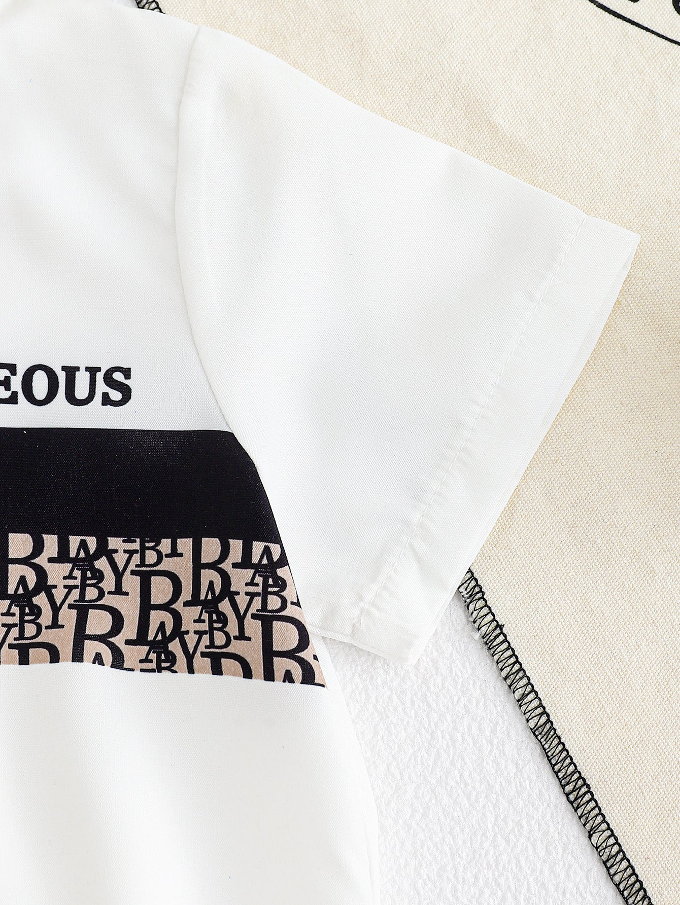 Boys' Summer New Style Collared Short-Sleeve Shirt + Letter Pattern For 4-5 Years Imported From China