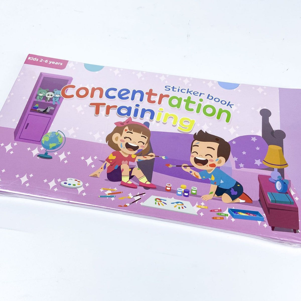 sticker book concentration potential development sticker children enlightenment baby early teaching imported from china