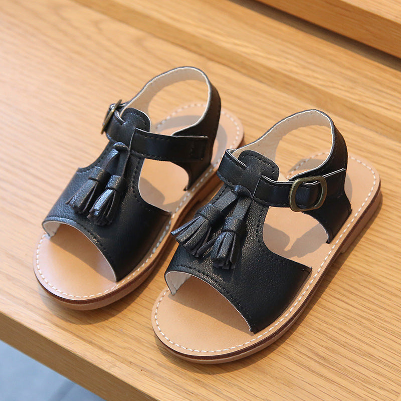 New Style Children's Sandals, Fashionable Tassel 24 Size, Imported From China