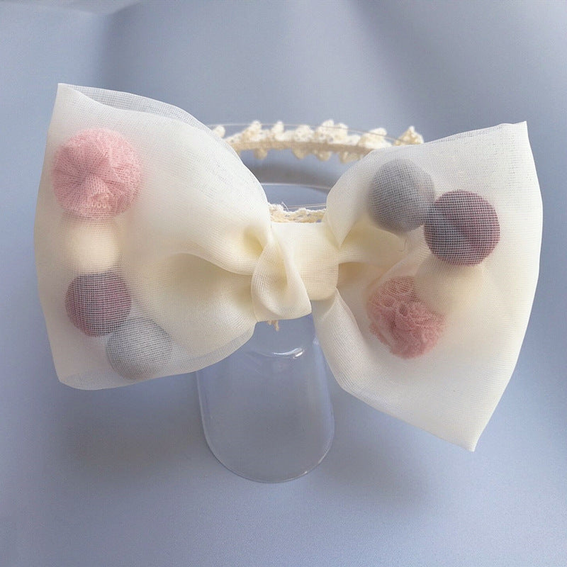 Baby hat set, baby full moon and first birthday gift box, cute flower newborn gift, princess hair accessories and socks imported from china