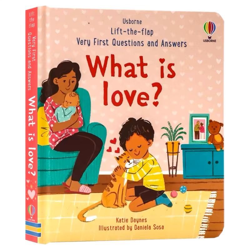 Usborne English Children's Questions and Answers Lift the flap Children's Popular Science Enlightenment Cognition Flip Books Imported From China