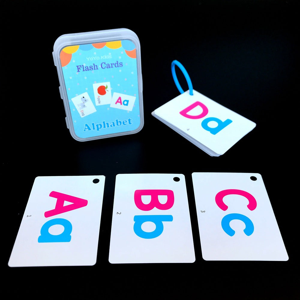 Early Education Enlightenment Memory Flashcards for English Vocabulary and Fruit Learning Cards Imported From China