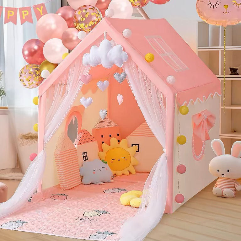Children's Tent Indoor Girl Boy Castle Small House Toy House Princess Dream Bed Game Secret Base