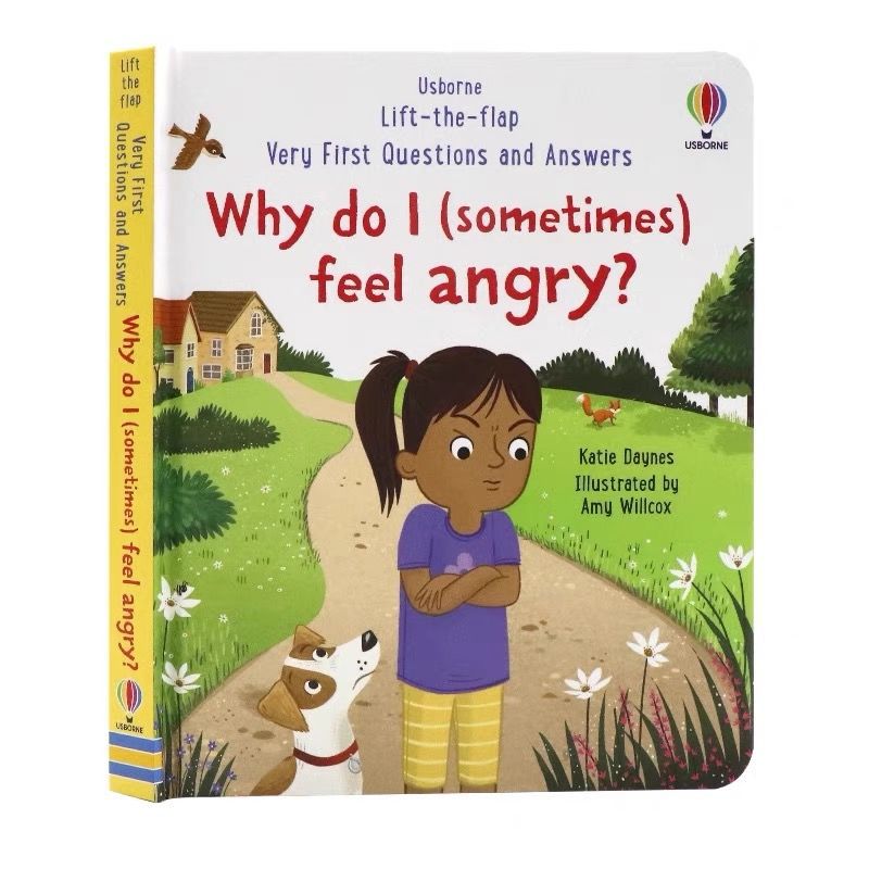 Usborne English Children's Questions and Answers Lift the flap Children's Popular Science Enlightenment Cognition Flip Books Imported From China