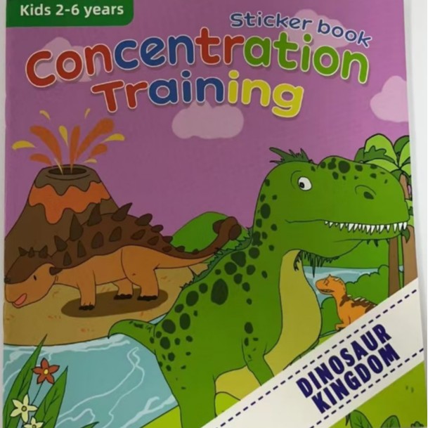 sticker book concentration potential development sticker children enlightenment baby early teaching imported from china