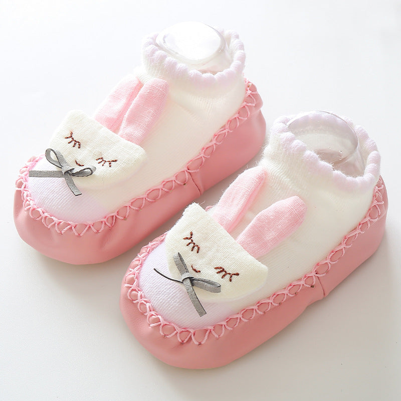 Children's floor shoes early education baby walking shoes and socks, cotton baby non-slip soft-soled socks, cartoon children's socks 11-13 size imported from china