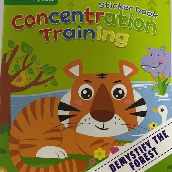 sticker book concentration potential development sticker children enlightenment baby early teaching imported from china