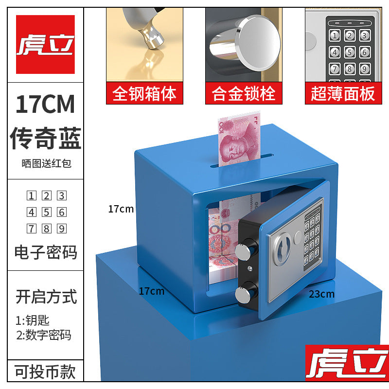 Metal Piggy Bank Safe Home Safe Mini Small Kidsren's Password Anti-theft Piggy Bank Birthday Gift
