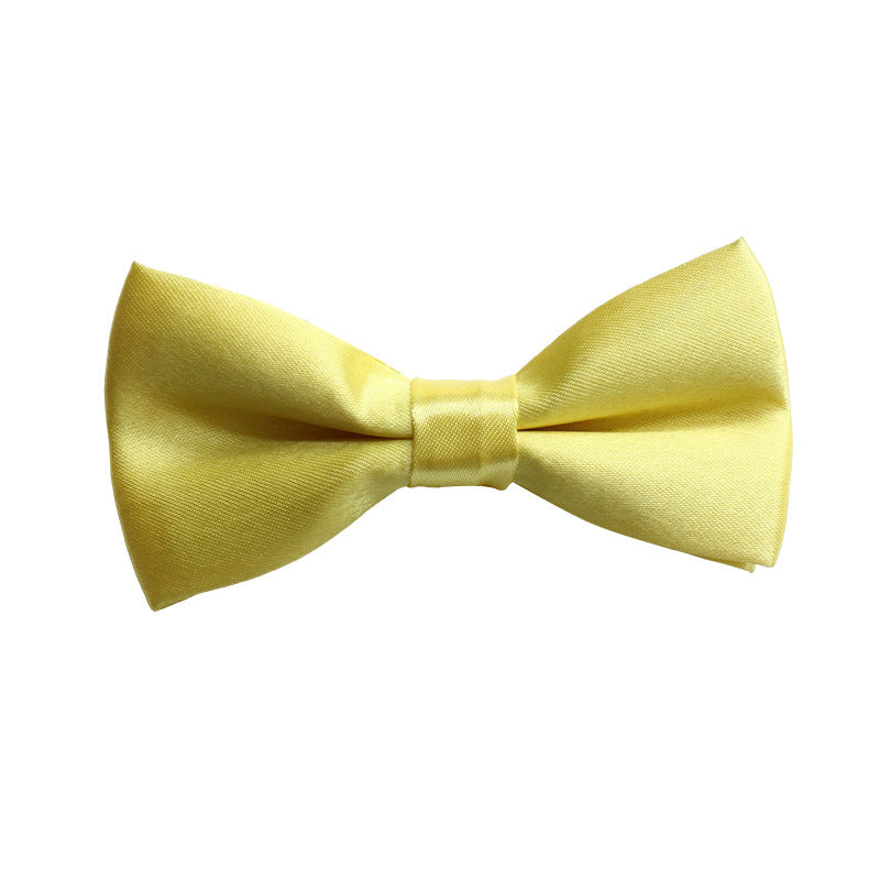 Children's bow ties, brooches, polyester suit bow ties, baby flower, golden color, imported from china