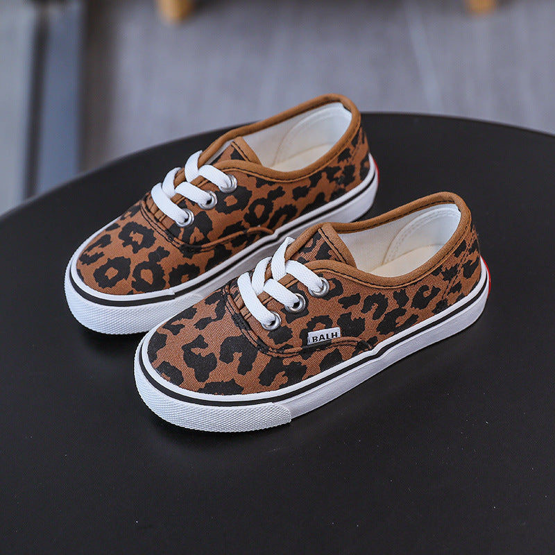New Children's Shoes, Slip-on Canvas Shoes for Girls, 21 Size, Imported From China