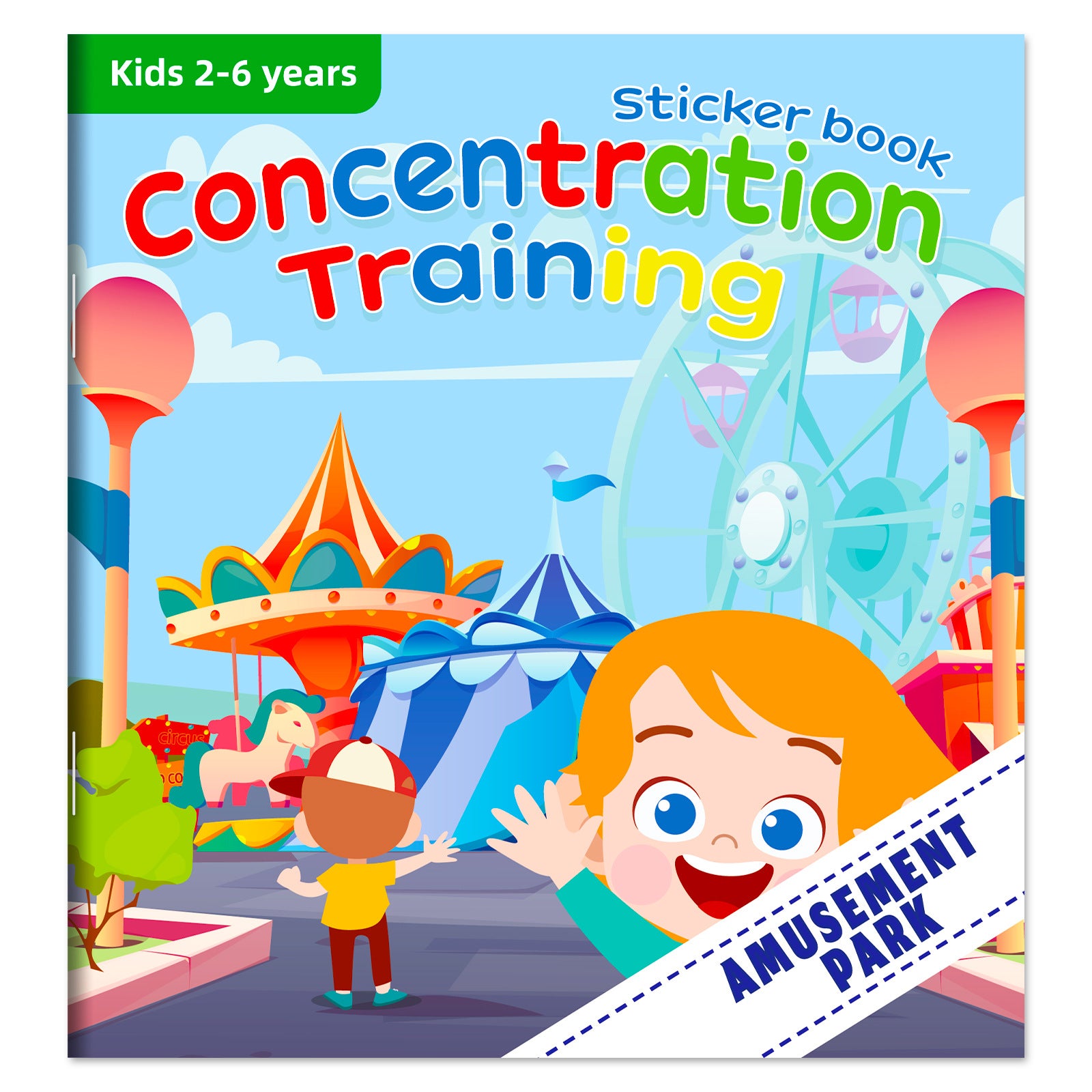 sticker book concentration potential development sticker children enlightenment baby early teaching imported from china