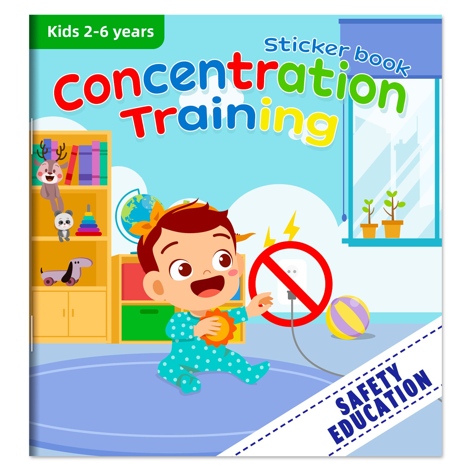 sticker book concentration potential development sticker children enlightenment baby early teaching imported from china