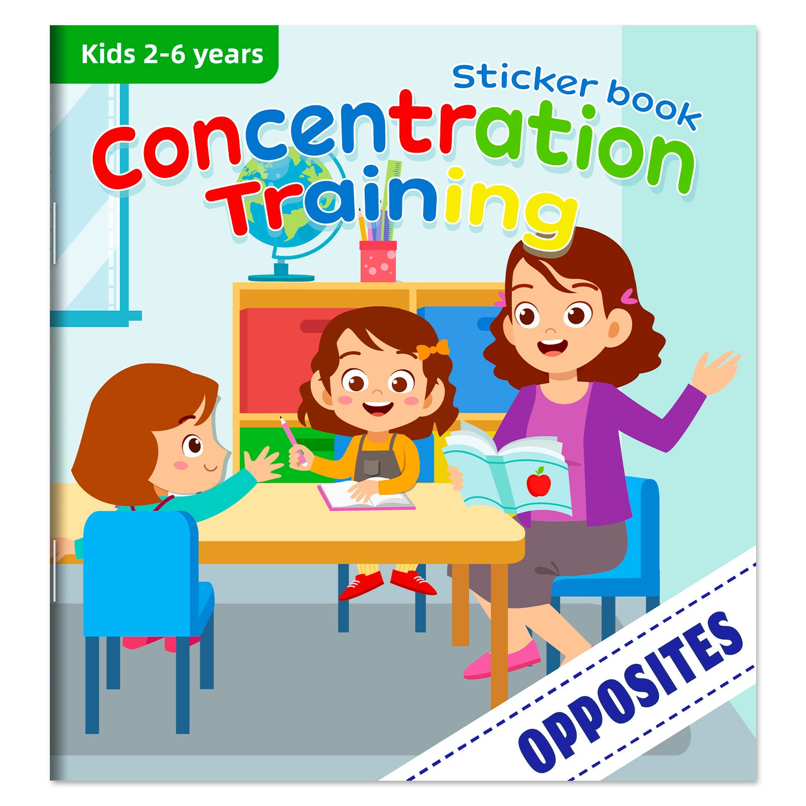 sticker book concentration potential development sticker children enlightenment baby early teaching imported from china