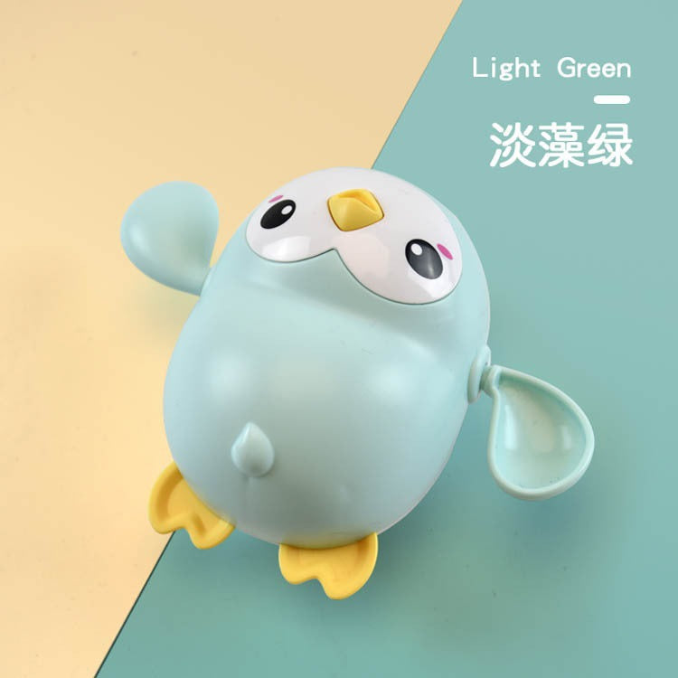 Shake the sound of the same baby duck baby bath baby swimming chain small turtle play water toy children bath
