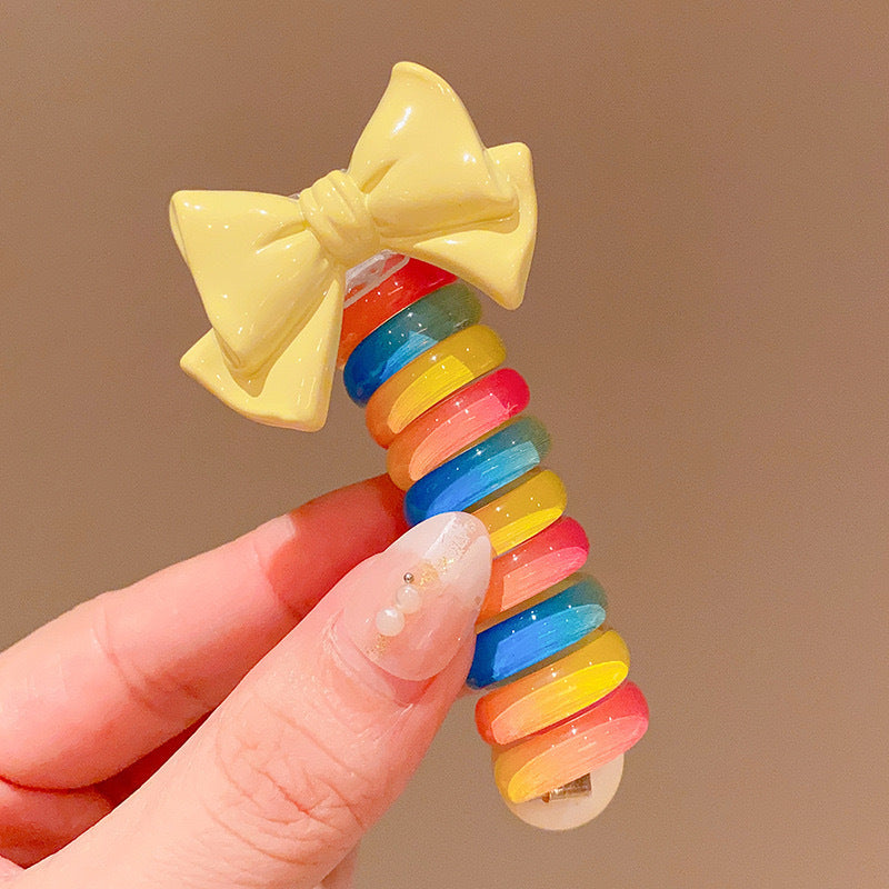 Hair tie pearl straight braiding tool high ponytail bubble braid hair tie hair accessory, imported from china